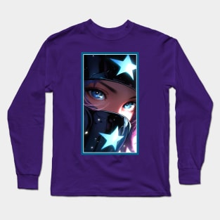 Anime Girl Eye | Quality Anime Artwork | Anime Aesthetic | Manga Anime Art Long Sleeve T-Shirt